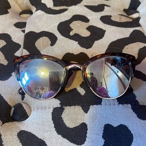 Express mirrored cat eyed sunglasses (Used)